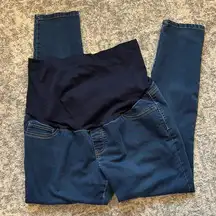 Liz Lange Maternity Women's Dark Blue Maternity Skinny Jeans