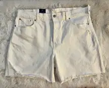 GAP White Denim Shorts