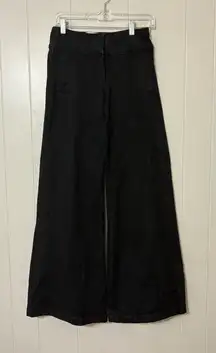 Compagnia Italiana “The New Era” Black Wide Leg Pants Size 40 – Chic Italian