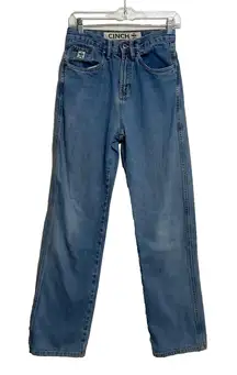 Cinch Jeans White Label Cowboy‎ Western Blue Denim Straight Leg WOMEN's Size 18S