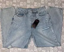 No Boundaries Super High Rise Straight Jeans