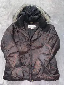 Columbia Women's Titanium Down Jacket Hood Puffer  Quilted Size XL
