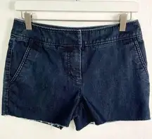 Kenneth Cole Blue Dark Wash Custom Cutoff Shorts 2