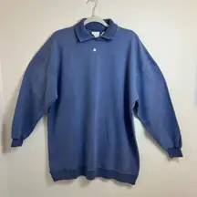 Moda International Frost Blue Knit Top‎ Size ML