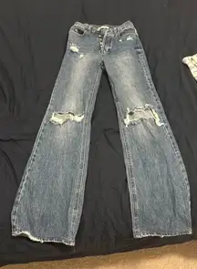 High Rise Boot Cut Jeans