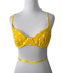 Out from under by urban outfitters‎ large yellow polka dot bikini
