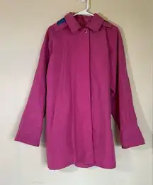 TOTES pink‎ wind rain nylon jacket womens medium