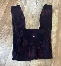 Lululemon Align High-Rise Pant with Pockets 25" Diamond Dye Cassis Black