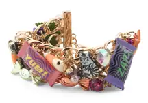 NWT Betsey Johnson Halloween Candy Toggle Bracelet