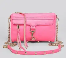 Neon Pink Mini Mac Crossbody