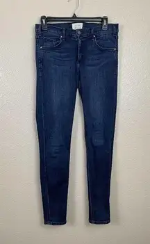 McGuire Ankle Skinny Jeans Size 27 Dark Wash Mid Rise Puckering