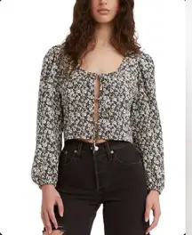 Levi’s Floral Blouse