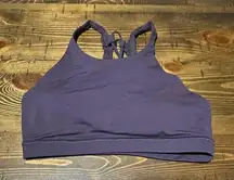 Lululemon  purple sports bra size 4 with padding EUC