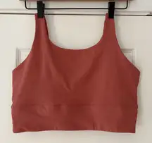 Nike‎ Coral Ribbed Sports Bra Size XL NWOT