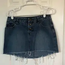 Mudd mini denim skirt size 7