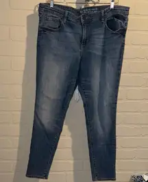 GAP jeans denim legging skimmer stretch skinny size 18