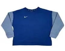 Nike  ColorBlock Crew Neck Fleece Sweatshirt