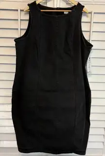 Terra & Sky Black‎ Bodycon Denim Dress Size 2X