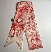 Initial / Letter R Thin Purse Scarf / Hairband / Scarf - #651 / 5 for $70