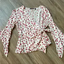 Beta brand small wrap blouse