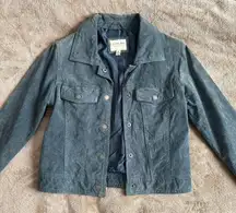 Forever 21 Blue Suede Jacket