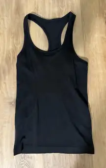 Lululemon Swiftly Racerback Tank Waist Length Black Size 4
