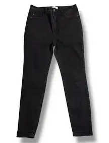 Harmony & Havoc Womens Denim Blue Jean Skinny Jeans Black Size 8