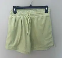 THELIFESTYLEDCO Lime High Waisted Shorts Size S