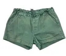 Toad&Co Molera Pull On Tie-Waist Army Green Shorts