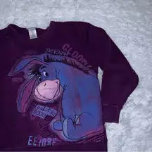 Vintage Disney Eeyore Purple Sweatshirt size Large