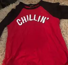 Netflix and Chill long sleeve tee