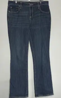 Simply Vera Vera Wang Dark Blue Boot Cut Jeans