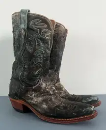 Lucchese 1883 Adona Stone Wash Robins Egg Blue Western Cowboy Boots