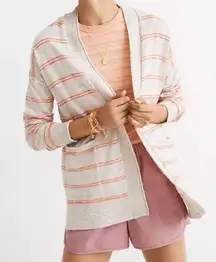 COPY - Madewell Bradley Cardigan Sweater in Textured Stripe SZ XS