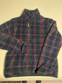 RedHead Plaid Quarter Zip