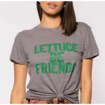 Sub Urban Riot Lettuce Be Friends Graphic T Shirt Gray XS