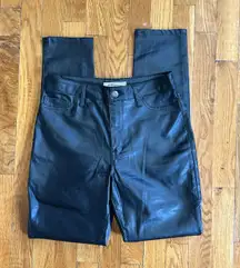 BCBG Leather Skinny Jeans