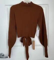 Osteria Open Back Sweater