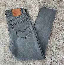 Levi's Levi Strauss & Co 721 Vintage High Rise Skinny Orange Tab Gray Size 25