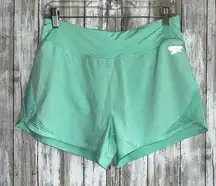 Reebok Light Blue Green Shorts •Small