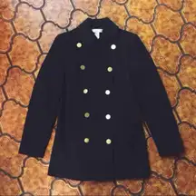 black pea coat