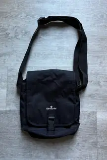 Samsonite Crossbody Satchel Small Black Bag Camera Storage Travel 