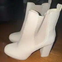 Altar'd State Cream Heeled Boots