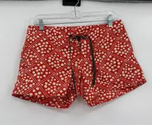 Patagonia swim trunks orange dot 8