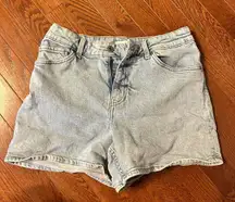 Light Wash Denim Shorts