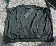 Mono B Black Sleeveless Top