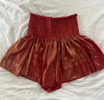 Red And Gold Queen Of Sparkles Skirt Size Small