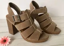 Taupe Heels, Size 7 1/2