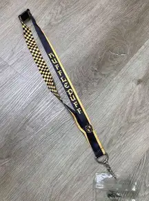 Universal Studios Harry Potter Hufflepuff Hogwarts Checkered Lanyard WWOHP