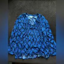 Terra and sky 0X blouse